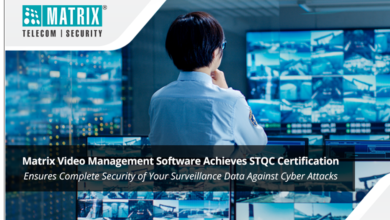 Matrix’s Video Management Software Achieves STQC Certification: Setting a New Standard in Cybersecure Surveillance