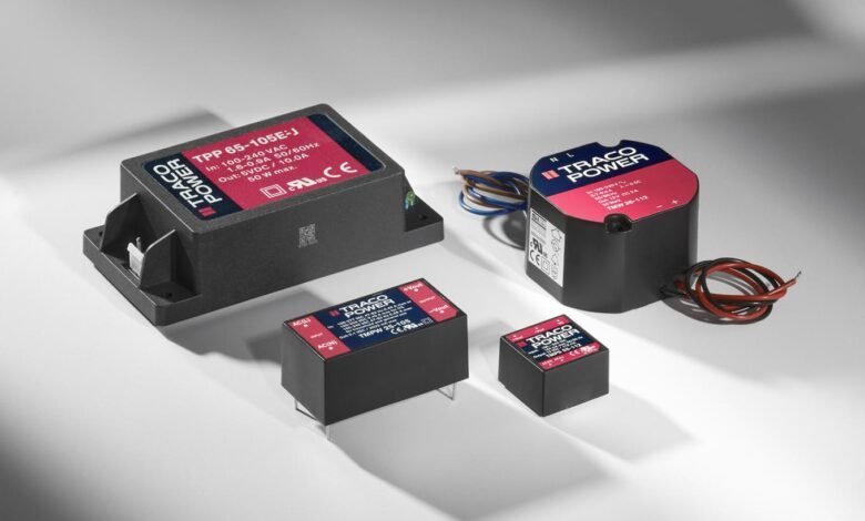 Traco Power’s TMPW Power Supplies: Efficient, Compact, and Reliable