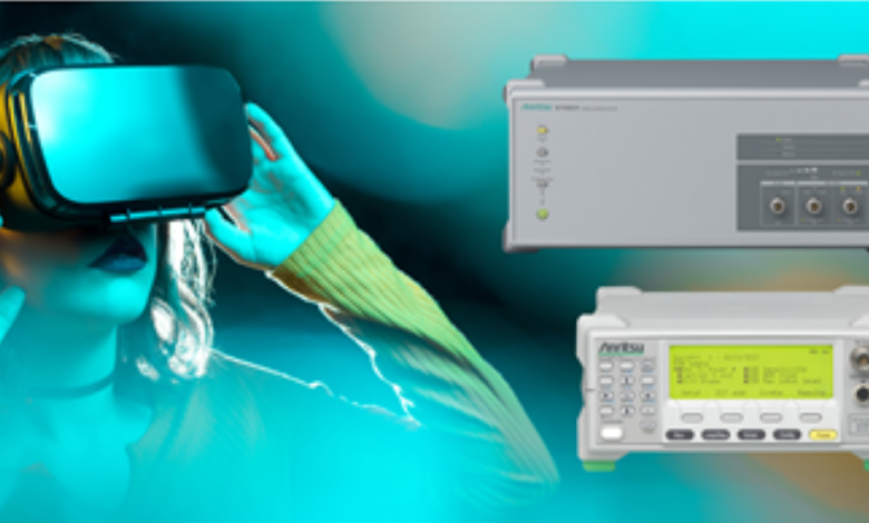 Anritsu Selected by Sunnyverse for Wireless Performance Testing of XR Devices