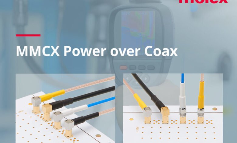 Molex Unveils Breakthrough MMCX Power over Coax Solution