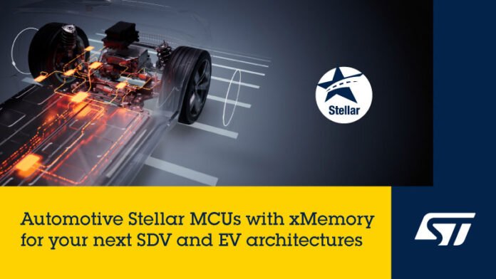 STMicroelectronics Launches Stellar with xMemory for Next-Gen Automotive Systems