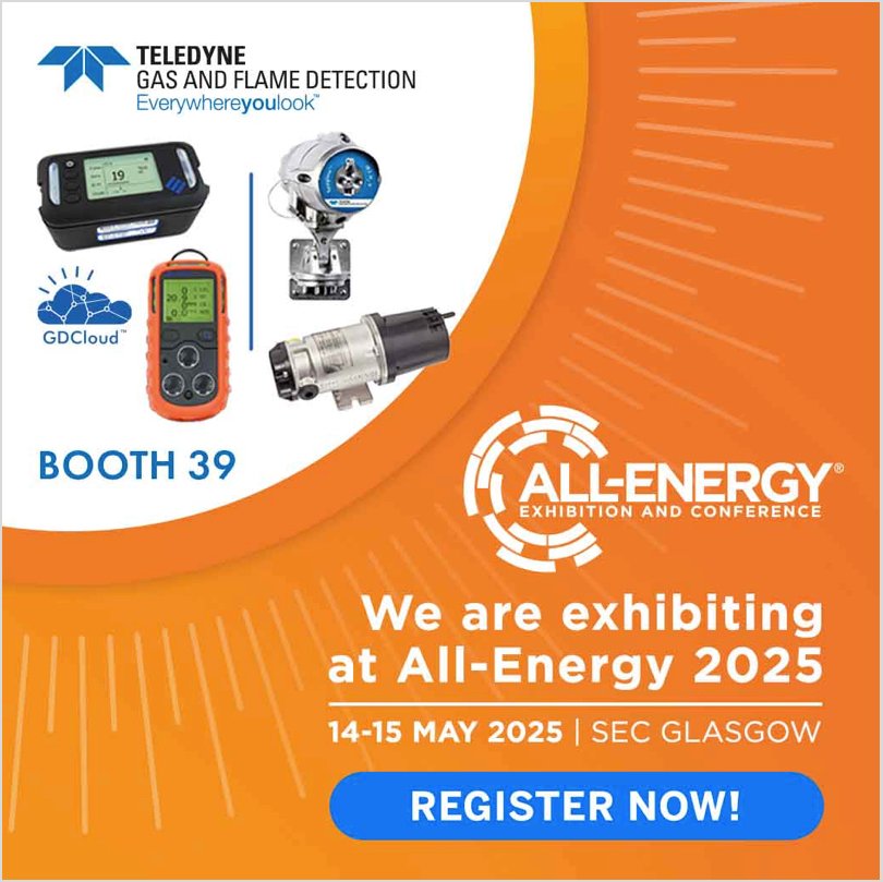 Teledyne Gas & Flame Detection to Showcase Hydrogen Safety Solutions at Major Energy Events in 2025